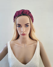 Load image into Gallery viewer, Plaited Woven Ribbon Headband, Fascinator, Luxury Ladies Gift, 5 cms Wide