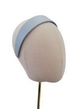 Load image into Gallery viewer, Powder Blue Silk Headband, Satin 4 cms Wide, Ladies Alice Band