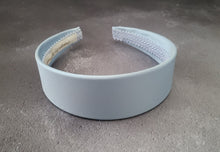 Load image into Gallery viewer, Powder Blue Silk Headband, Satin 4 cms Wide, Ladies Alice Band