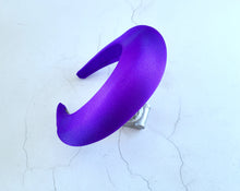 Load image into Gallery viewer, Extra Tall Satin Halo crown headband (colour choice available)