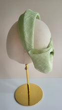 Load image into Gallery viewer, Mint Green Fascinator Headband with  Back Bow "Cherry"