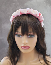 Load image into Gallery viewer, Silk Headband Ruched Ruffle Scrunchie Design