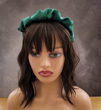 Load image into Gallery viewer, Silk Headband Ruched Ruffle Scrunchie Design