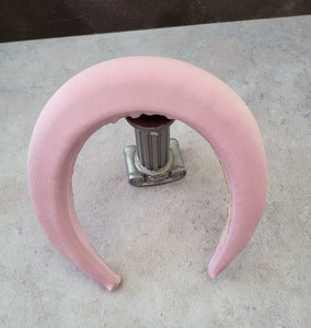 Extra tall padded satin halo headband 4 cms height