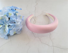 Load image into Gallery viewer, Duchess satin padded headband