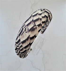 Feather Pattern Padded headband
