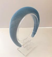 Load image into Gallery viewer, Baby Blue Velvet Padded Wide headband