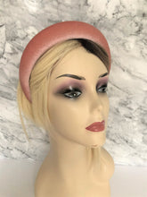 Load image into Gallery viewer, Blush Pink Velvet Padded Wide headband