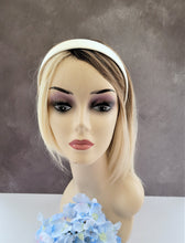 Load image into Gallery viewer, Ivory Silk Headband Hair Band 2 cms Wide Pure Silk Satin