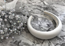 Load image into Gallery viewer, Duchess satin padded headband