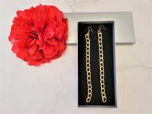 Load image into Gallery viewer, Long Chain Earrings Ultra Lightweight 19 cms Drop
