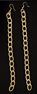 Long Chain Earrings Ultra Lightweight 19 cms Drop