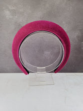 Load image into Gallery viewer, Dark Fuchsia Pink Velvet Padded Wide headband