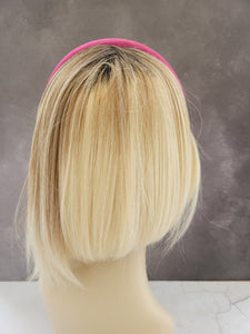 Dark Fuchsia Pink Velvet Padded Wide headband