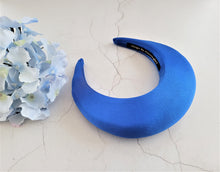 Load image into Gallery viewer, Extra Tall Satin Halo crown headband (colour choice available)