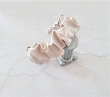 Load image into Gallery viewer, Silk Headband Ruched Ruffle Scrunchie Design