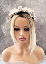 Load image into Gallery viewer, Silk Headband Ruched Ruffle Scrunchie Design