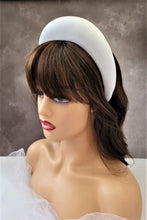 Load image into Gallery viewer, Extra tall padded satin halo headband 4 cms height