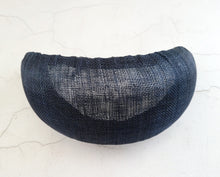 Load image into Gallery viewer, Dark Blue Bandeau Fascinator, Halo Sinamay Headpiece, 11 cms Wide